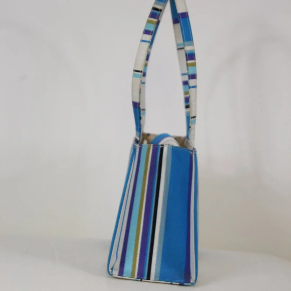 Kate Spade New York Striped‎ Small Tote Bag – Early 2000s-Y2K